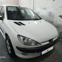 پژو ۲۰۶ وی۸ مدل ۹۸ سفید بیرنگ درحدصفر