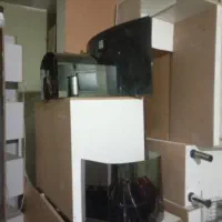 سرویس کابینت هایگلاس ترکیه کامل به اندازه 14متر|جاکفشی، کمد، دراور|ارومیه, |دیوار