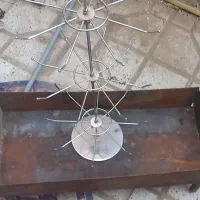 منقل کباب آهنی سنگین وزن بزرگ  پانصد