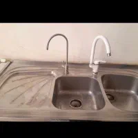 سینک و کابینت تمیز|آب‌چکان و نظم‌دهنده ظروف|شاهدشهر, |دیوار