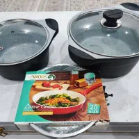 سرویس قابلمه و تابه گرانیتی ۵ پارچه برند عروس