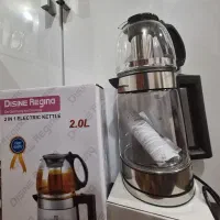 چایی ساز دسینی شیشه ای آکبند چای ساز 2لیتر