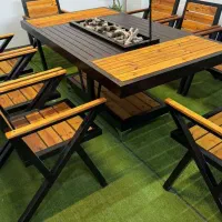 انواع میز آتشکده میز گرمایشی گازی هیزمی رستورانی|مبلمان خانگی و میز عسلی|ساری, |دیوار