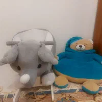 راکر پایه چوبی و مبل کودک