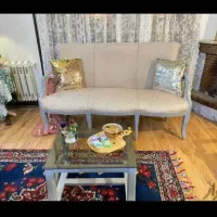 مبل نیمه سلطنتی یا استیل با میز ناهارخوری|مبلمان خانگی و میز عسلی|بجنورد, |دیوار