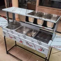 کانترگرم و سرد، اجاق گازفر دار صنعتی،میز استیل کار|فروشگاه و مغازه|تهران, بازار|دیوار