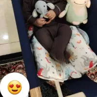 ننو گهواره کودک برند babyla نو و سالم همراه با تشک