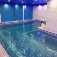 مرکز رامسر استخر جکوزی لوکس بزرگ حیاط