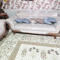 مبل 7نفره چستر راحتی چوب نراد پارچه مسکو خارجی