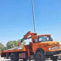 جرثقیل کفی تک و بالابر سبددار خاور نیسان|خدمات حمل و نقل|یاسوج, |دیوار