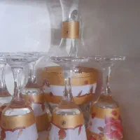 گیلاس خوری...جامیوه۶تا بشقاب  ژاپن اصلی. پاسماوری|ظروف سرو و پذیرایی|بروجرد, |دیوار