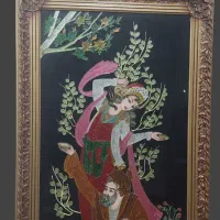 تابلوی نگارگری ایرانی (مینیاتور)مربوط به ۴۵سال قبل