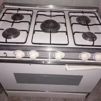 اجاق گاز ۵ شعله طرح فر|اجاق گاز و لوازم برقی پخت‌وپز|قم, آزادگان|دیوار