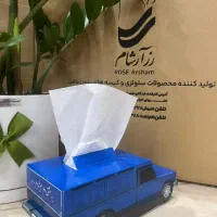 دستمال کاغذی ۲۰۰برگ طرح اتومبیل
