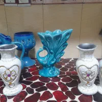 مقداری  ظروف سفالی|مجسمه، تندیس، ماکت|دزفول, |دیوار