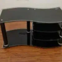 میزتلویزیون شیشه ایدرحدنو