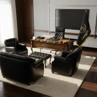 مبل اداری پوست ماری طرح جدید