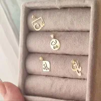 اویزطلا ۱۸ عیار لیزری نو