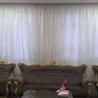 پرده حریر ترکیه با آستر و والان