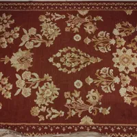 فرش ۴ متری مصری آجری کرم