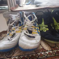 کفش کشتی به همراه دوبند کشتی