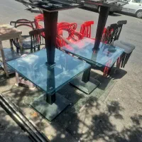 میز شیشه ۲۵ میل ترکیه ای یخچال فریزر