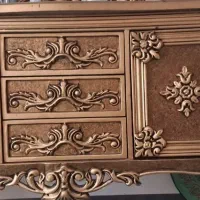 کنسول وآینه بزرگ و تخت خواب کودک ونوجوان|بوفه، ویترین، کنسول|تهران, کوهک|دیوار