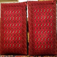 پشتی ترکمنی دستباف کاملا نو - سه عدد