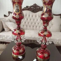 یک جفت شمعدان شاه عباسی سایز بزرگ|صنایع دستی و سایر لوازم تزئینی|هشترود, |دیوار