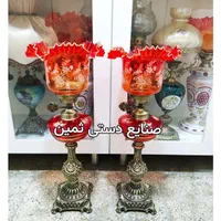 تولید چراغ شمعدان لاله باکارا لب چین رنگی|صنایع دستی و سایر لوازم تزئینی|تهران, شوش|دیوار