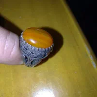 انگشتر قدیمی  نقره دست ساز