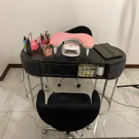 میز و دو عدد صندلی نو|آرایشگاه و سالن‌های زیبایی|قرچک, شهرک الحدید|دیوار