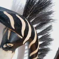 مجسمه چوبی کاردست|مجسمه، تندیس، ماکت|قم, پردیسان|دیوار