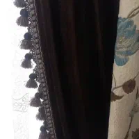 دوعدد والان قهوه ای مخمل کاملا نو