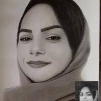 سفارش چهره سیاه قلم هدیه ای ماندگار|تابلو، نقاشی، عکس|محمدیه-قزوین, |دیوار