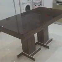 میز ناهارخوری ۶نفره با شیشه