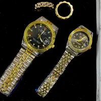 ست ساعت رولکس دیت جاست و عددفارسی رنگ