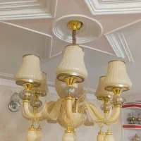 وسایل منزل.فرش و حباب لوستر هجده عدد