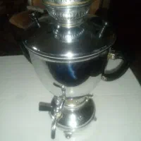سماور نفتی برنجی ابکاری استیل نو