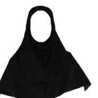 مقنعه اداری به رنگ مشکی و سرمه ای