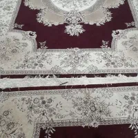 فرش ۹متری جفت زرشکی سفید|فرش|پاکدشت, حصار امیر|دیوار