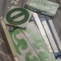 اشل معماری شابلون پیستوله خط کش فلزی شابلون دایره