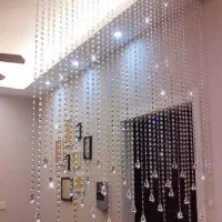 شیشه ای کریستالی|لوستر و چراغ آویز|تبریز, |دیوار