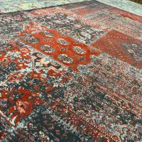 فرش چهار متری مدرن طرح چهل تیکه