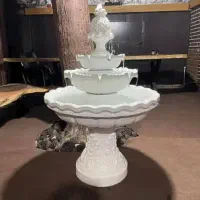تندیس سبز گلدان آبنما کباب پز آبنمای ساده نقلی