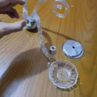 لوستر کریستال 5شاخه|لوستر و چراغ آویز|لنگرود, |دیوار