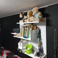 شلف دیواری|کتابخانه، شلف، قفسه‌های دیواری|رشت, اسماعیل آباد|دیوار