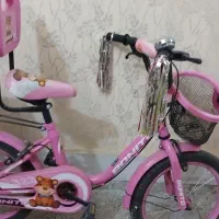 دوچرخه 16دخترونه کمکداردرحد نو