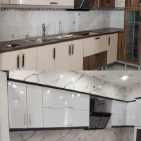 نصب ماربلشیت و برچسب کابینت|خدمات پیشه و مهارت|آبدانان, |دیوار