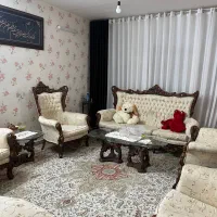 مبل استیل ۹ نفره به همراه میز ناهارخوری ۸ نفره|مبلمان خانگی و میز عسلی|مشهد, تربیت (صدف)|دیوار